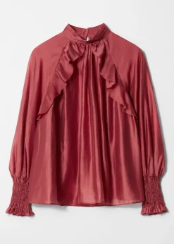 & Other Stories Bluse mit Rüschen
