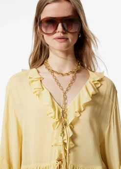& Other Stories Bluse mit Rüschen