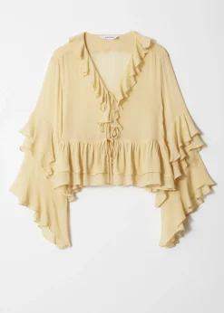 & Other Stories Bluse mit Rüschen