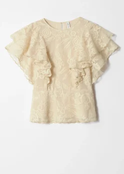 & Other Stories Bluse mit Spitze und Volants