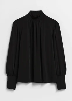 & Other Stories Bluse mit Stehkragen