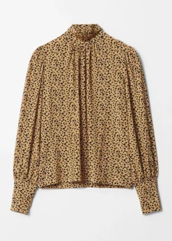 & Other Stories Bluse mit Stehkragen