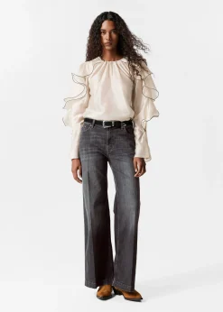 & Other Stories Bluse mit Volants