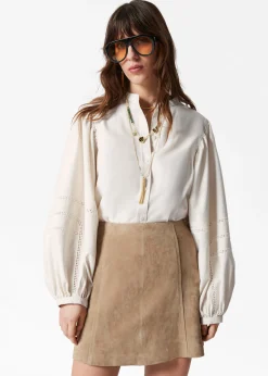 & Other Stories Bluse mit voluminösen Ärmeln