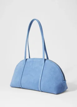 & Other Stories Bowlingtasche aus Veloursleder