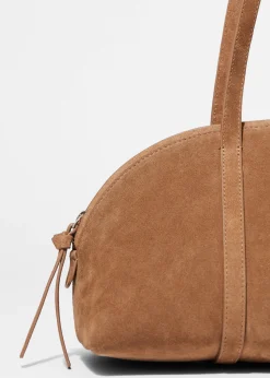 & Other Stories Bowlingtasche aus Veloursleder