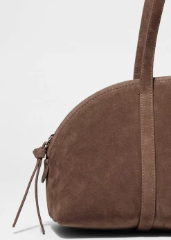 & Other Stories Bowlingtasche aus Veloursleder