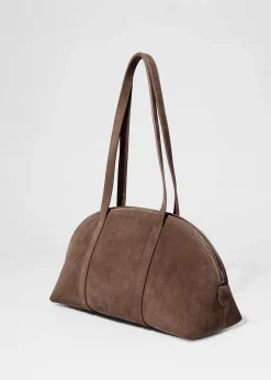 & Other Stories Bowlingtasche aus Veloursleder