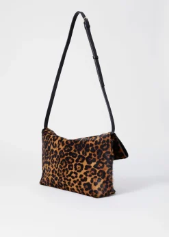 & Other Stories Clutch aus Leder mit