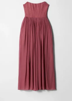 & Other Stories Durchscheinendes Maxikleid mit Korsage