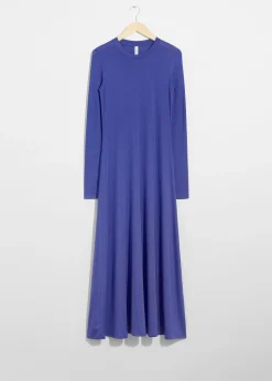 & Other Stories Durchscheinendes Maxikleid