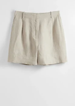 & Other Stories Elegante Leinenshorts