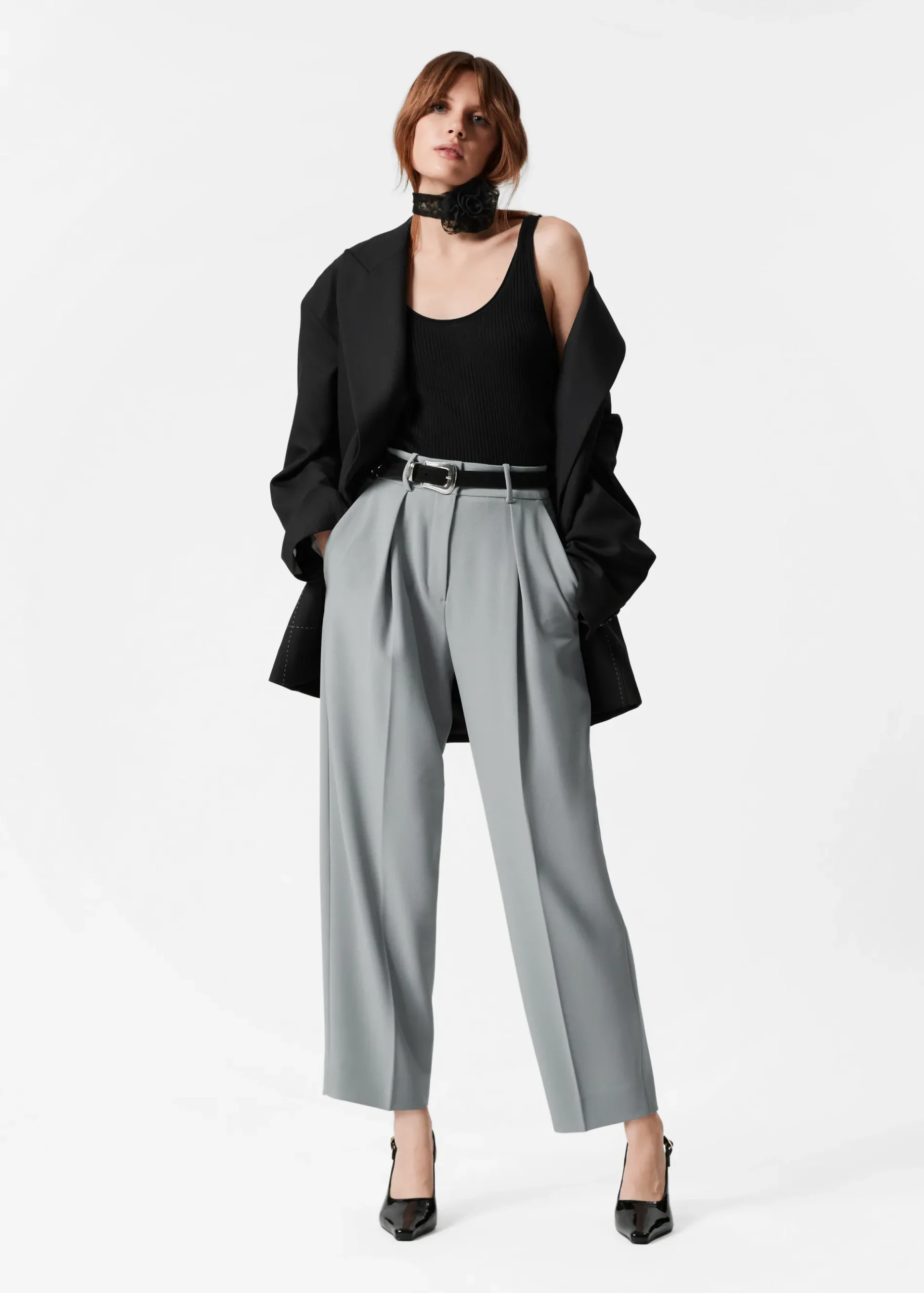 & Other Stories Elegante, schmal zulaufende Hose