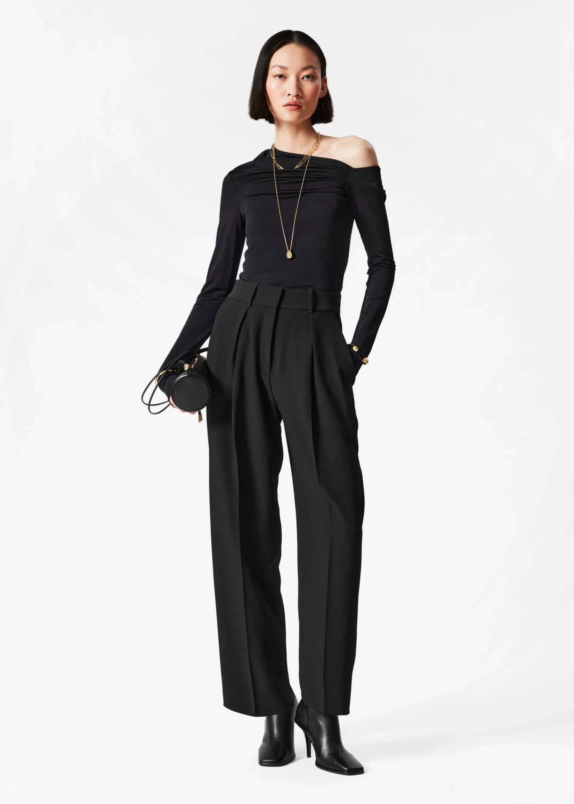 & Other Stories Elegante, schmal zulaufende Hose