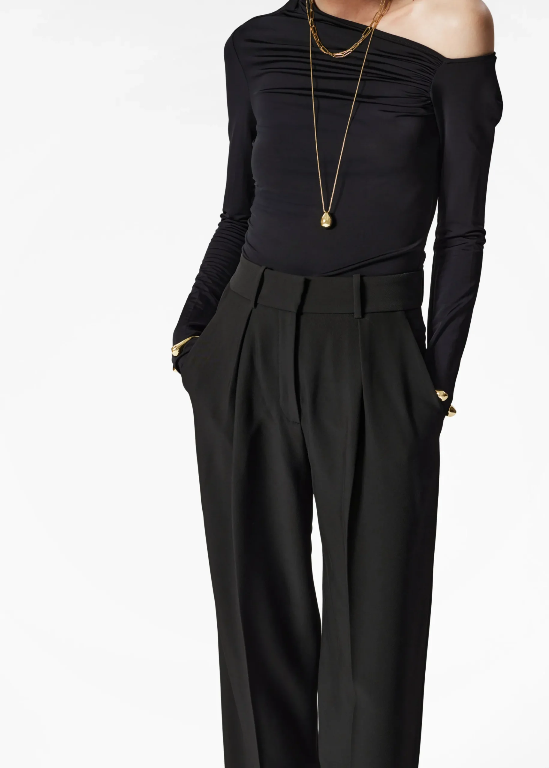 & Other Stories Elegante, schmal zulaufende Hose