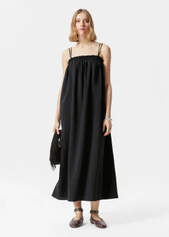 & Other Stories Floaty Strappy Midi Dress