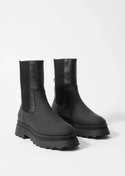 & Other Stories Gefütterte Chelsea Boots aus Leder