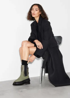 & Other Stories Gefütterte Chelsea Boots aus Leder