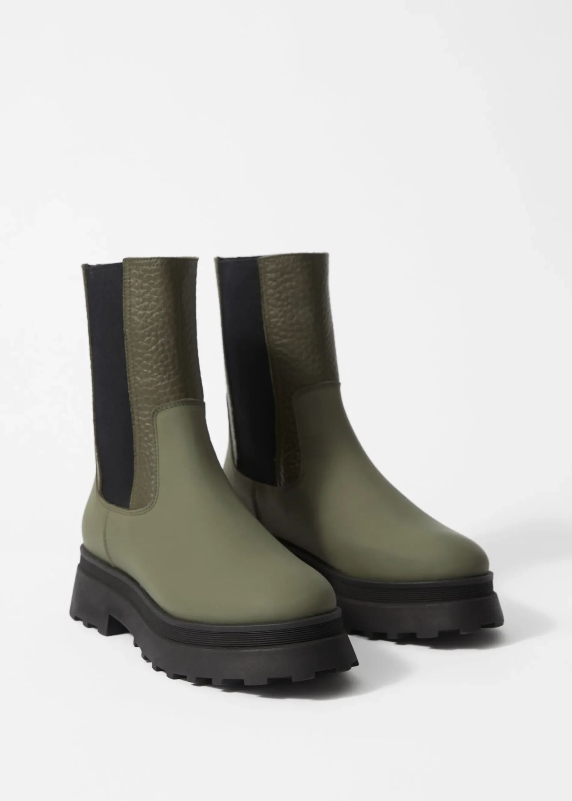 & Other Stories Gefütterte Chelsea Boots aus Leder