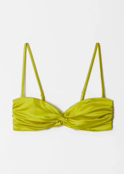 & Other Stories Gerafftes Bikinioberteil