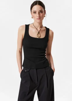 & Other Stories Geripptes Tanktop