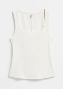 & Other Stories Geripptes Tanktop