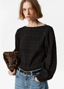 & Other Stories Gesmokte Bluse