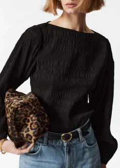 & Other Stories Gesmokte Bluse