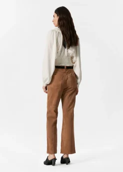 & Other Stories Gesmokte Bluse mit Puffärmeln