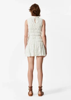 & Other Stories Gesmoktes Minikleid