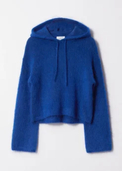 & Other Stories Gestrickter Kapuzenpullover aus Mohair-Mix