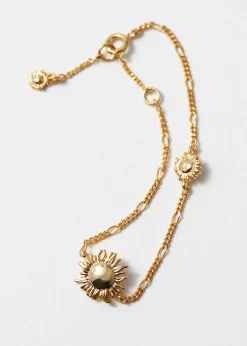 & Other Stories Gliederarmband mit Sonnenblumenanhängern