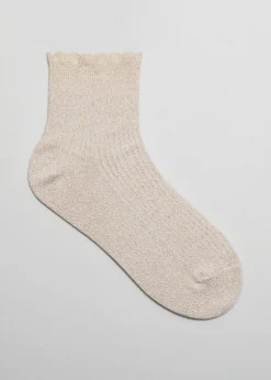 & Other Stories Glitzernde Sneaker-Socken