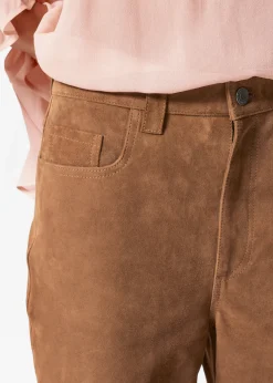 & Other Stories Hose aus Veloursleder
