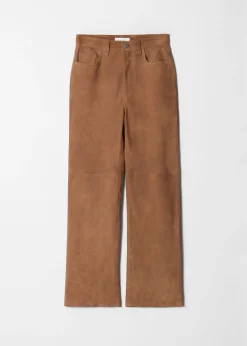 & Other Stories Hose aus Veloursleder