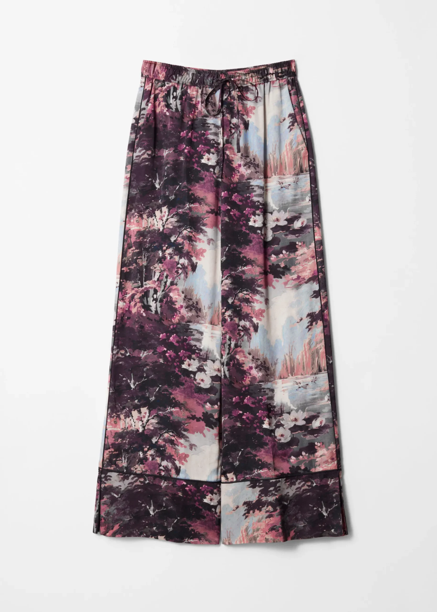 & Other Stories Hose im Pyjama-Stil mit Kordelzug