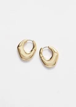 & Other Stories Irregular Hoop Earrings