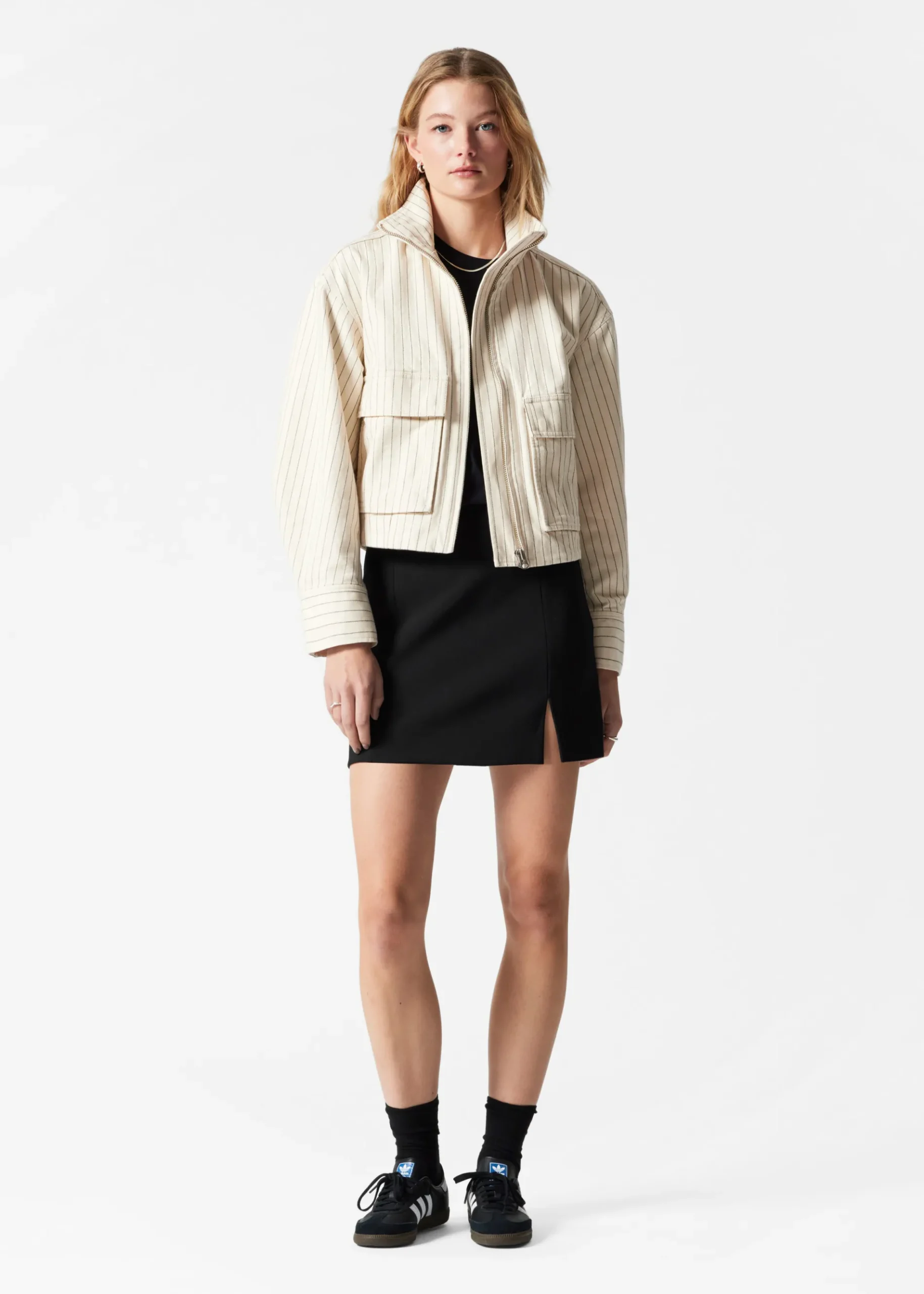 & Other Stories Jacke mit aufgesetzten Taschen