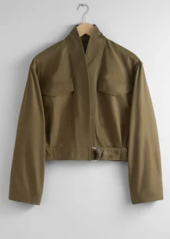 & Other Stories Jacke mit Schalkragen