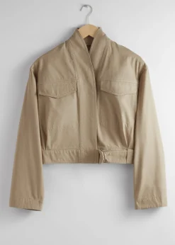 & Other Stories Jacke mit Schalkragen