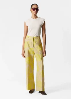 & Other Stories Jacquard-Hose mit Bügelfalten