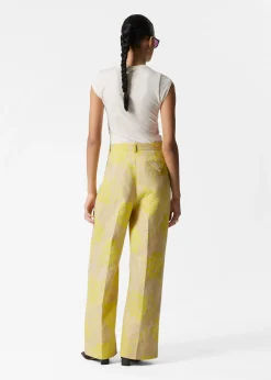 & Other Stories Jacquard-Hose mit Bügelfalten