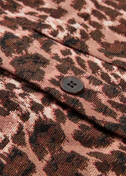 & Other Stories Jacquard-Jacke mit kontrastierendem Kragen