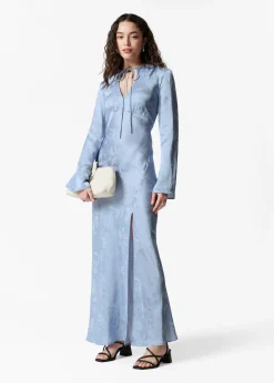 & Other Stories Jacquard-Maxikleid