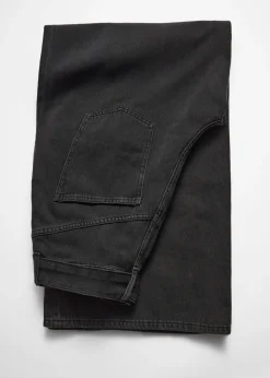 & Other Stories Jeans mit Faltendetail und Gürtel