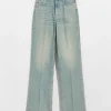 & Other Stories Jeans mit hohem Bund und weitem Bein