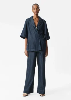 & Other Stories Jeans mit weitem Bein und Kordelzug