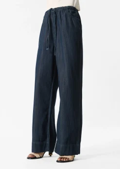 & Other Stories Jeans mit weitem Bein und Kordelzug