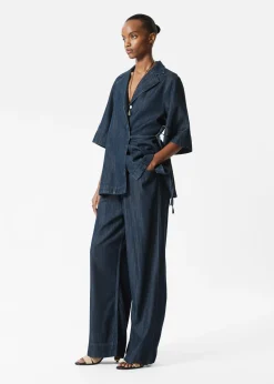 & Other Stories Jeans mit weitem Bein und Kordelzug