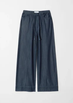 & Other Stories Jeans mit weitem Bein und Kordelzug